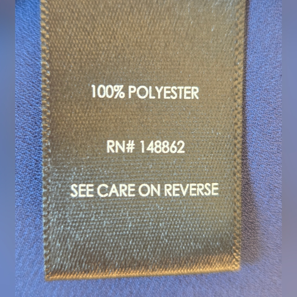 Torrid Medieval Blue Harper Georgette Pull Over 3/4 Sleeve Blouse SZ 0 (12) NWT - Picture 7 of 8